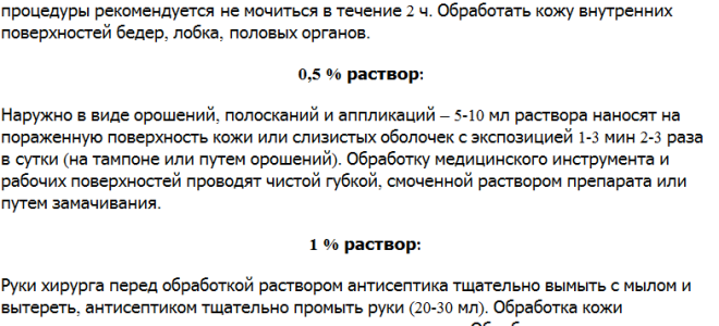Как принимать хлоргексидин