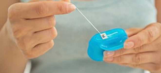 Зубная нить как правильно использовать